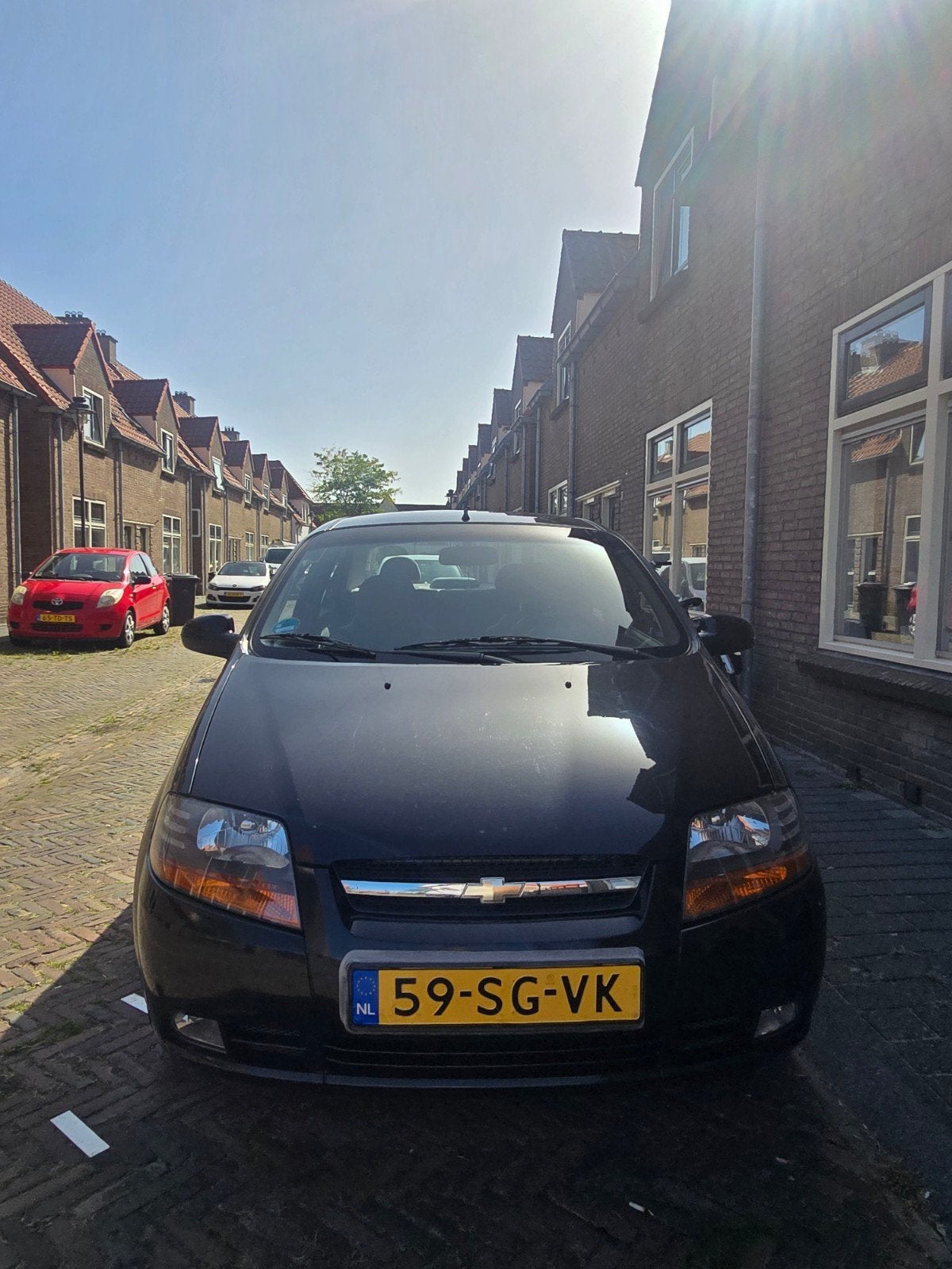Chevrolet Kalos 1.4 16V Sedan AUT 2006 Zwart, 40 €/maand, 4 cilinders, Zwart, Origineel Nederlands