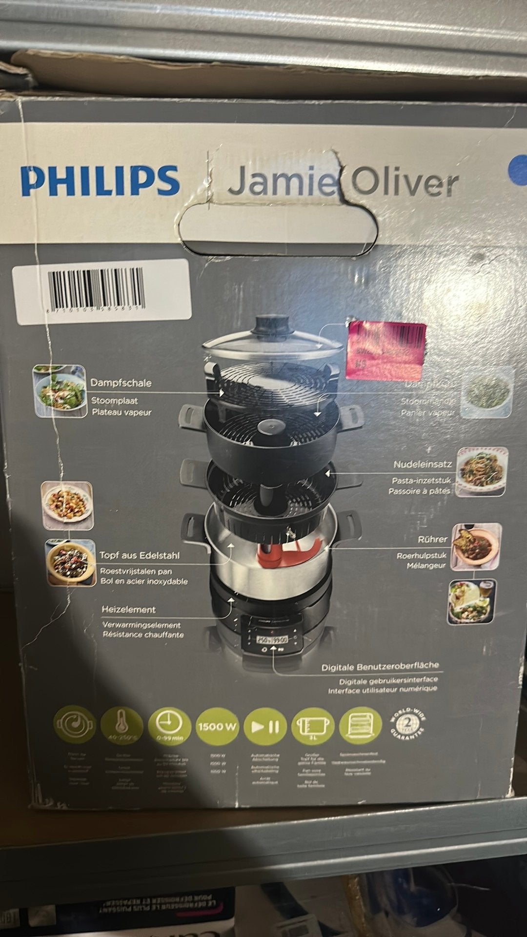 Philips Jamie Oliver Homecooker - Nieuw in doos, ., Nieuw, Ophalen of Verzenden, .