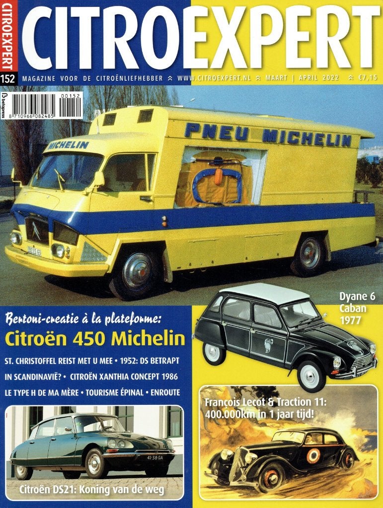 CitroExpert 2022 nr. 152 (o.a. Citroën Dyane 6 Caban), Verzenden, Gelezen, Citroën