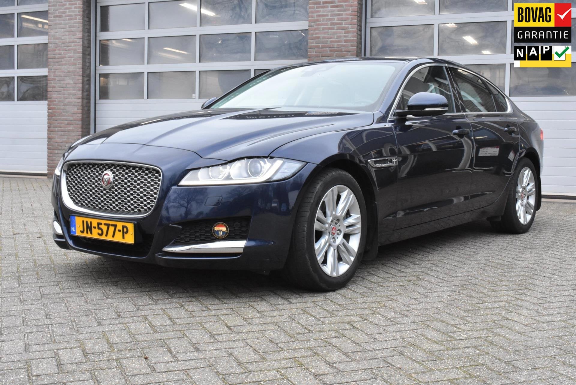 Jaguar XF 2.0 Portfolio, Auto's, Achterwielaandrijving, Gebruikt, 4 cilinders, Blauw