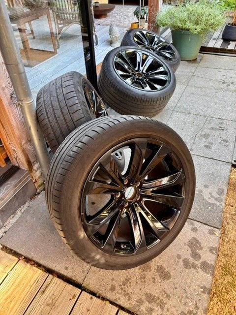 BMW X5 velgen met gebruikte zomerbanden en 2 winterbanden, Ophalen, Gebruikt, Banden en Velgen, Personenwagen