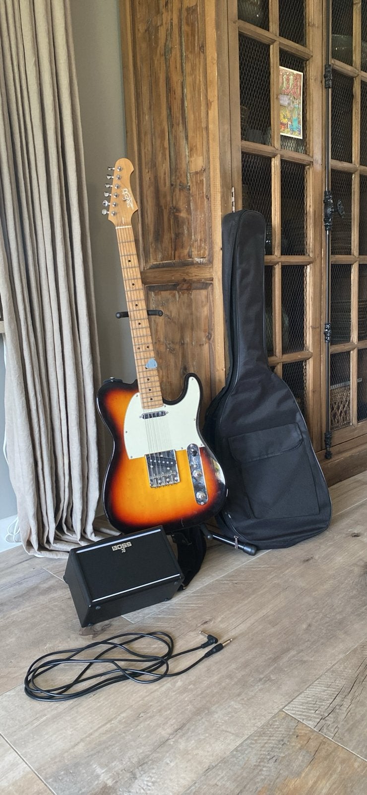 Foto 2 van Te koop: elektrische gitaar en toebehoren