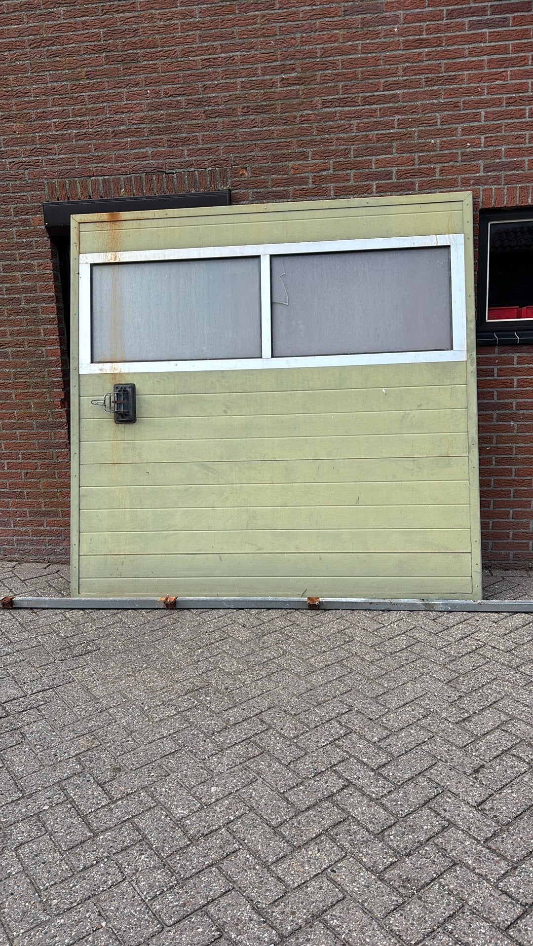 schuurdeur, Deurkozijn, Zo goed als nieuw, Hout, Ophalen