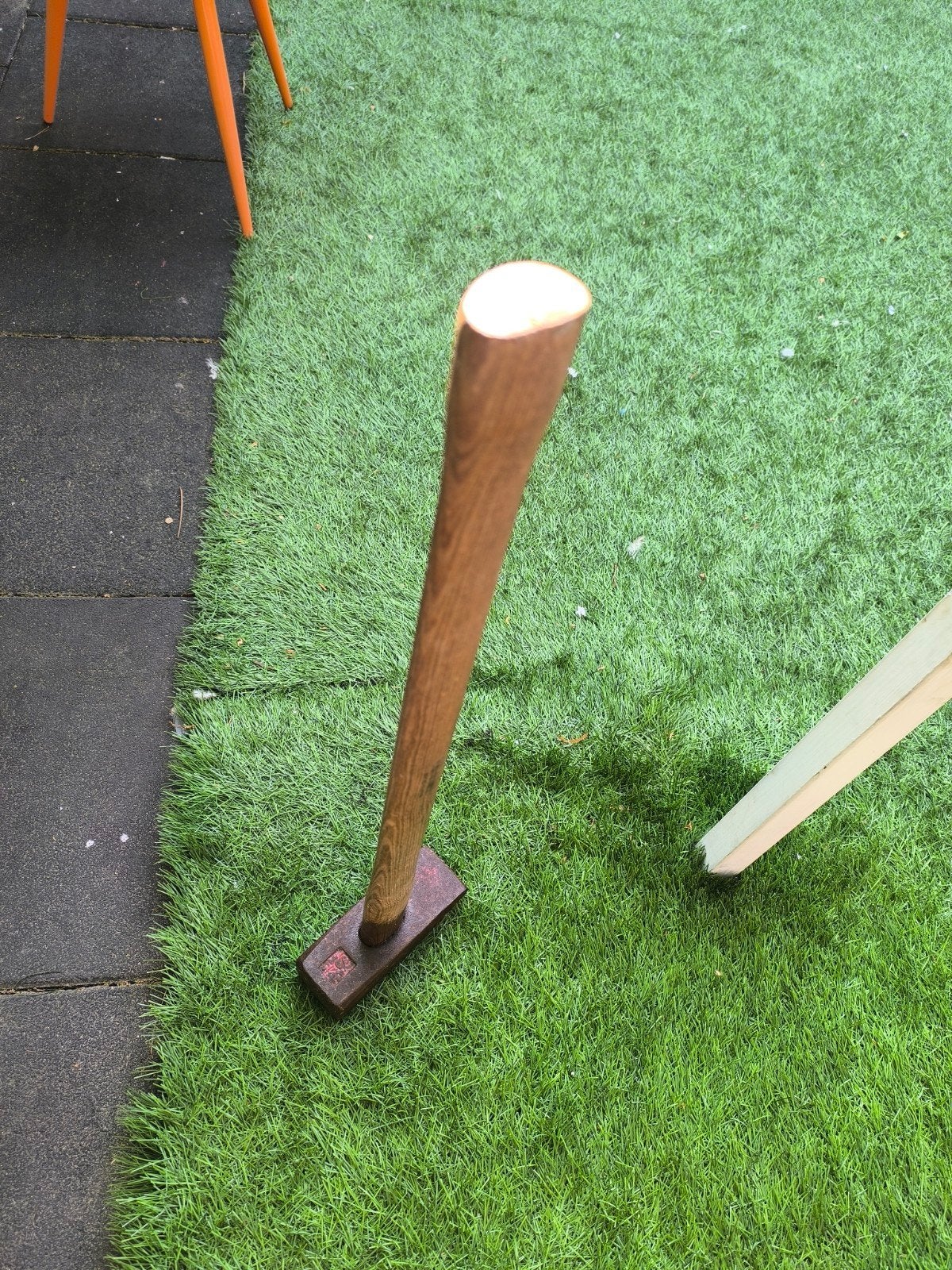 Zware mokerhamer 5kg met houten steel, Ophalen of Verzenden, Gebruikt