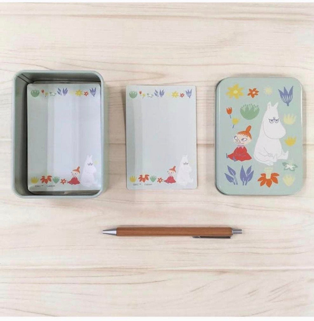 Moomin memo set – 3x metalen blikjes – nieuw Memory cards, Nieuw, Ophalen of Verzenden, H, H