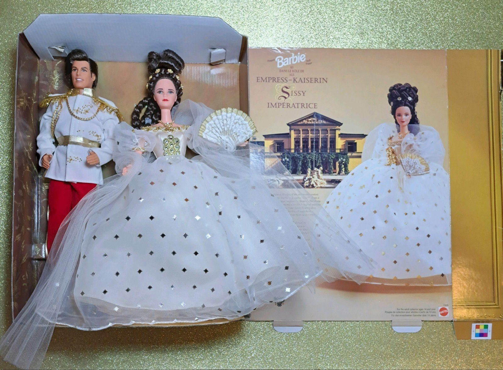 Mattel Barbie Keizerin Sissy & Ken Franz-Josef in binnendoos, Ophalen of Verzenden, Zo goed als nieuw, Pop