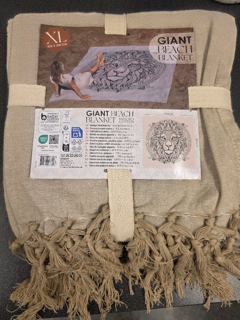 Beach Blanket / Strandlaken XL 200cmx200cm, Ophalen of Verzenden, Nieuw