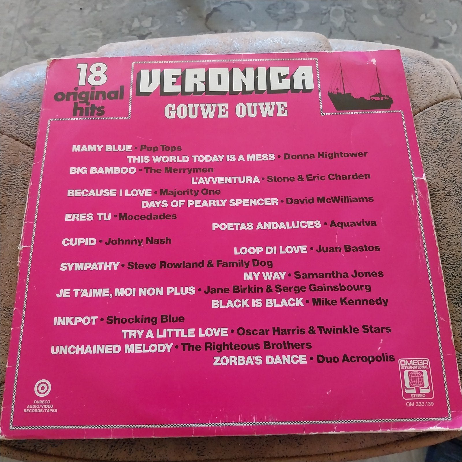 Veronica Gouwe Ouwe - 18 Original Hits LP Vinyl, Cd's en Dvd's, Vinyl | Pop, Ophalen of Verzenden, Gebruikt
