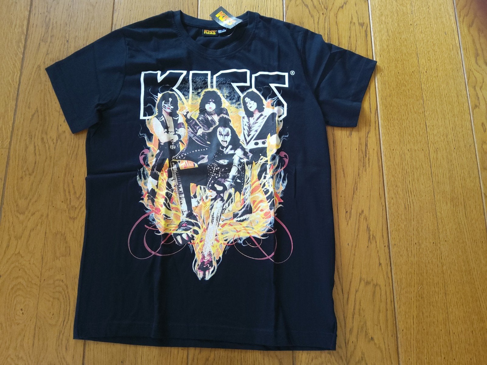 Kiss T-shirt maat M Nieuw., Kleding | Heren, T-shirts, Ophalen of Verzenden, Nieuw, Maat 48/50 (M), Zwart