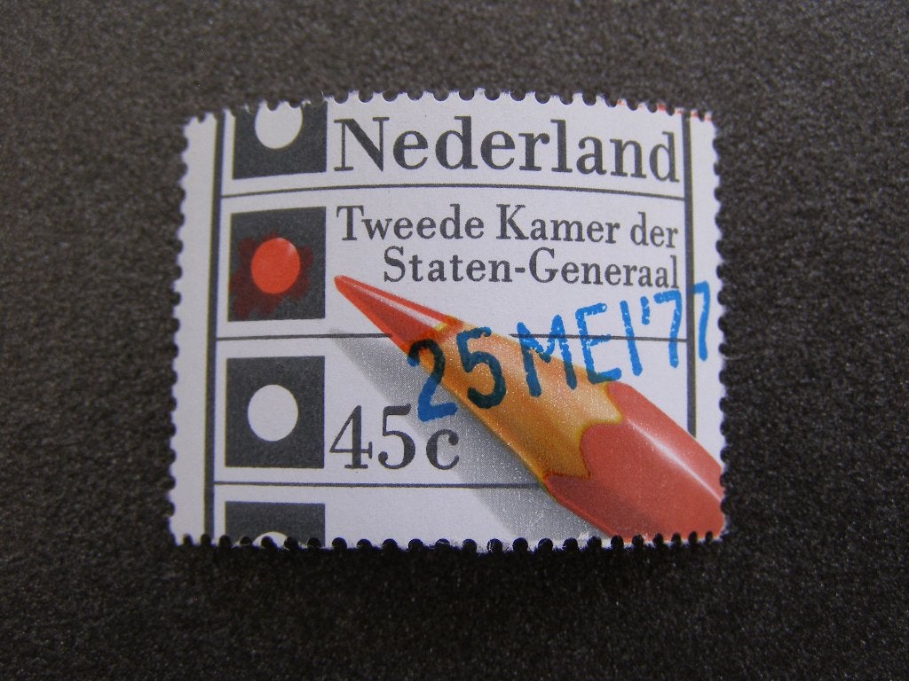 1977: NVPH 1132, Verkiezingszegel 25MEI‘77, Postzegels en Munten, Postzegels | Nederland, Ophalen of Verzenden, Na 1940, Postfris