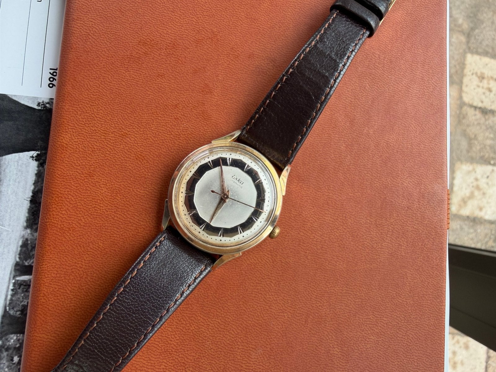 Eska ‘Pie Pan’ automaat vintage, Ophalen of Verzenden, Staal, Overige merken, 1960 of later