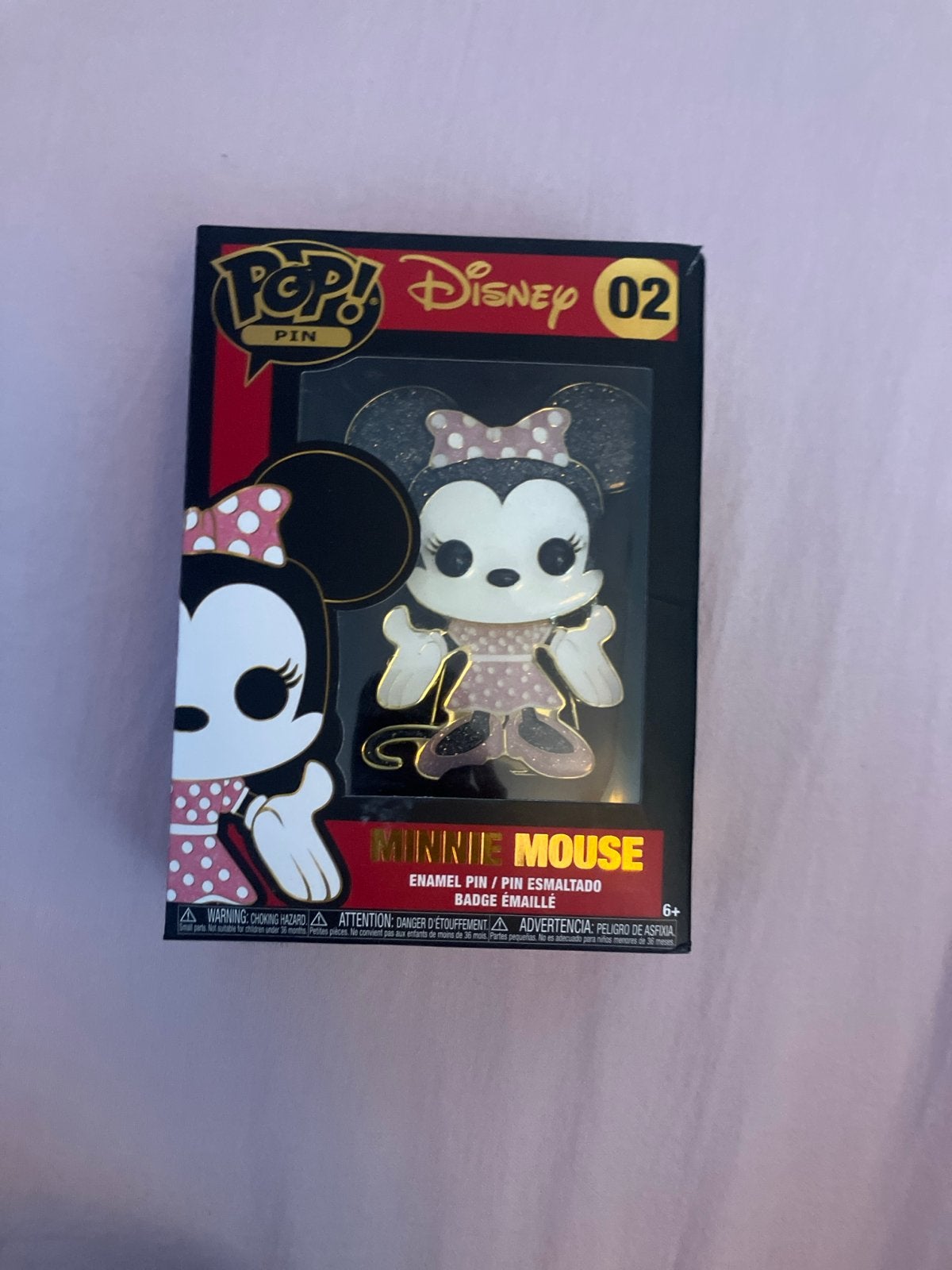 Funko Pop! Disney Minnie Mouse Emaille Pin, Ophalen of Verzenden, Zo goed als nieuw
