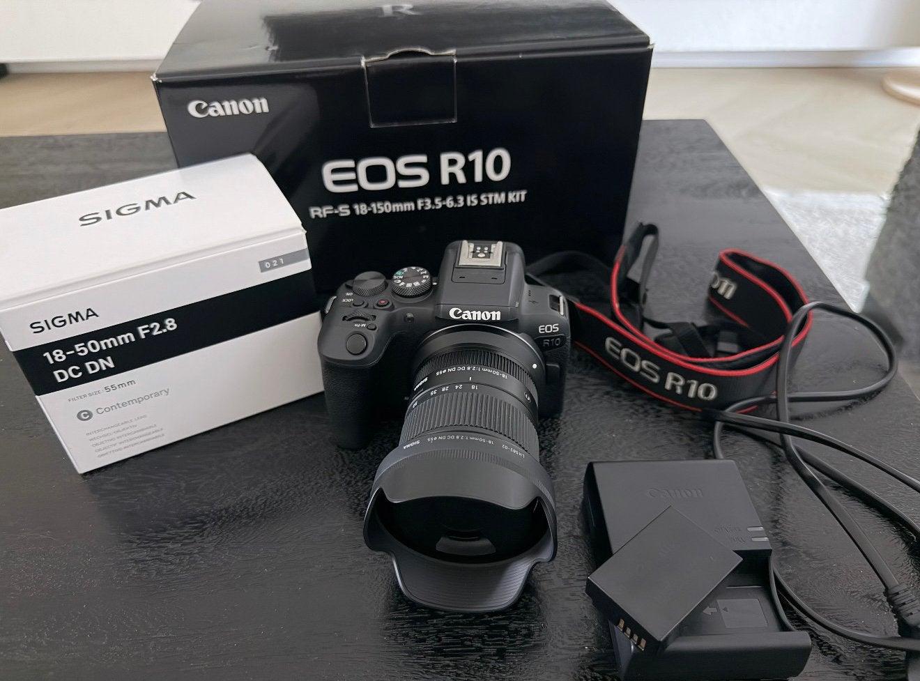 Canon EOS R10 + Sigma 18-50mm F2.8 DC DN | Nieuwstaat, Audio, Tv en Foto, Fotografie | Lenzen en Objectieven, Ophalen of Verzenden