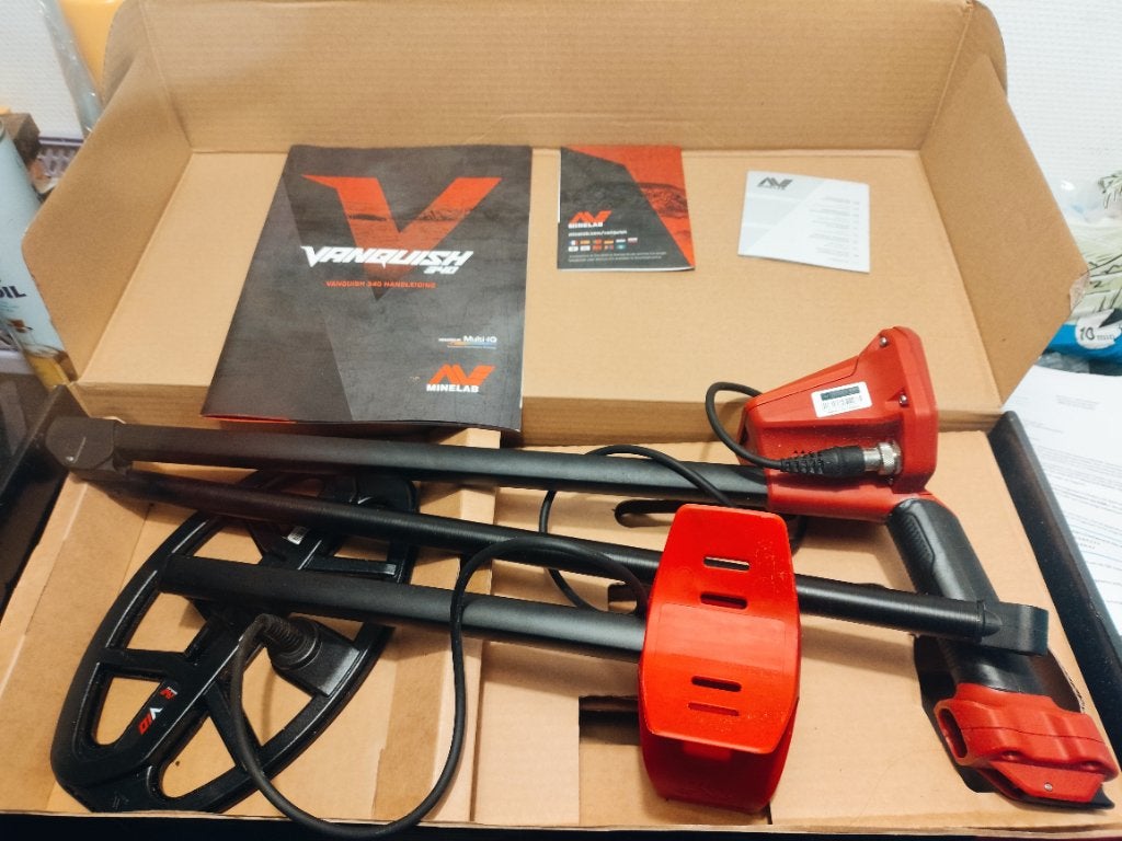 Minelab Vanquish 340, Ophalen, Meer dan 30 cm, Zo goed als nieuw, Minelab