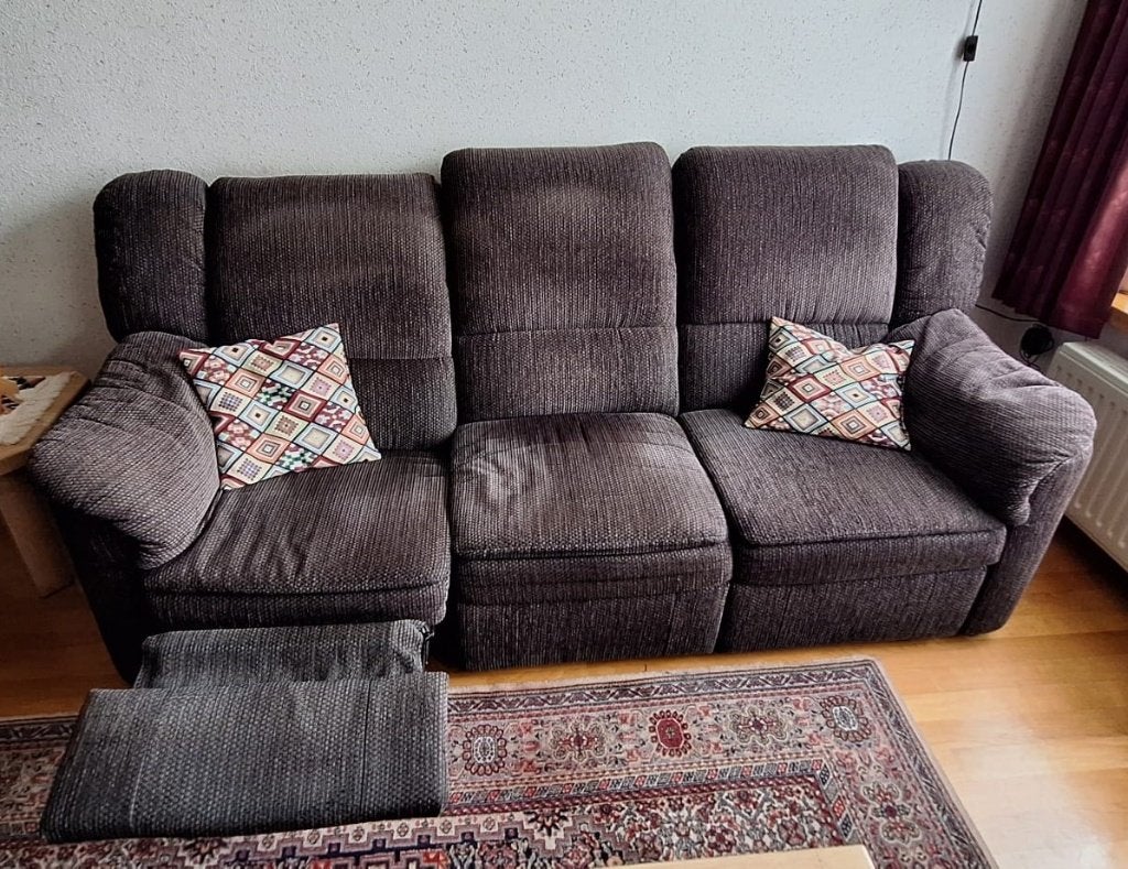 3 zitsbank met relax functie, Huis en Inrichting, Banken | Bankstellen, Ophalen, Gebruikt, Driepersoons, 75 tot 100 cm