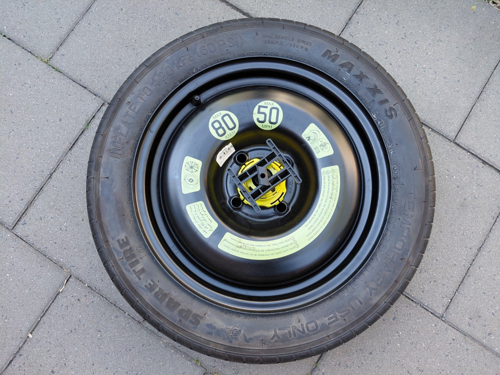 Thuiskomer Peugeot / Citroën 4x108 15 inch reservewiel, Ophalen of Verzenden, Nieuw