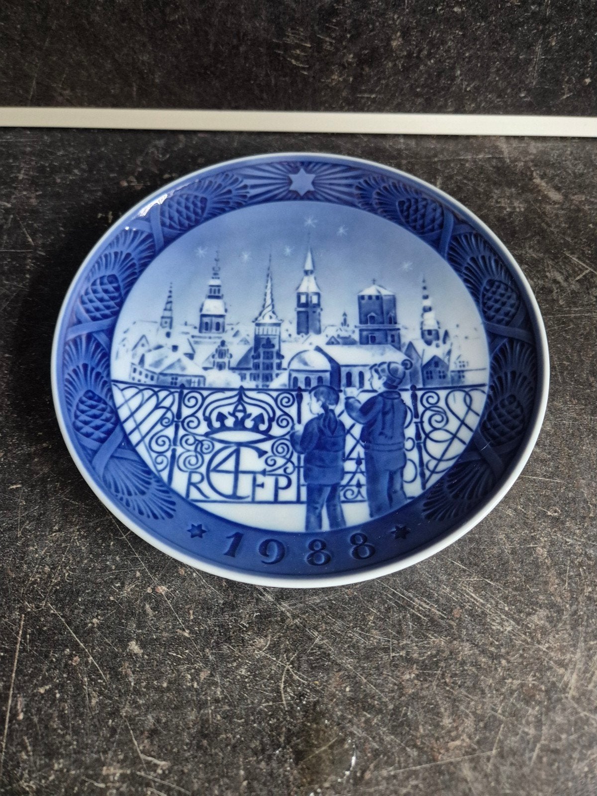 KERSTBORD 1988 ROYAL COPENHAGEN, Ophalen of Verzenden