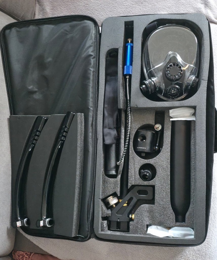 Foto 4 van Lung T-500 Complete Duikset + Sub-Mask & Case - Ongebruikt!