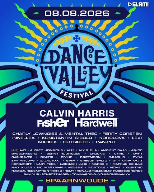 6x tickets Dance Valley 2026, Drie personen of meer