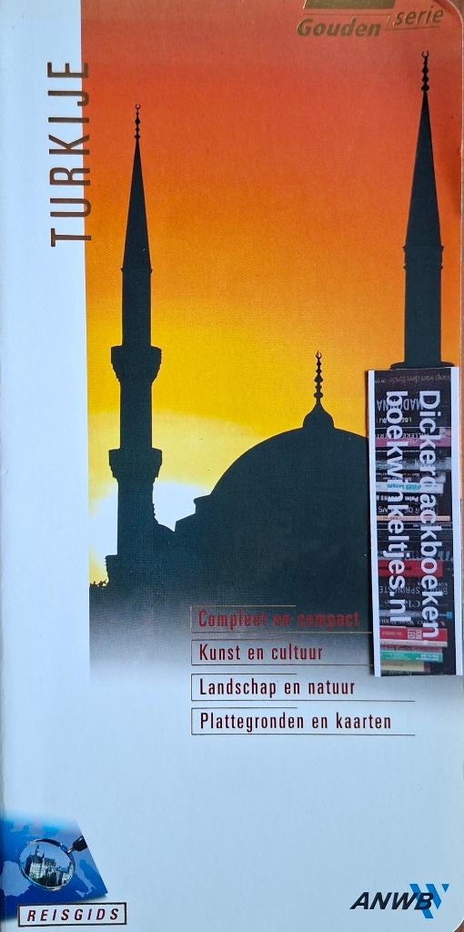 Michiel Hatenboer; ANWB reisgids Turkije, 1e druk, Gelezen, Europa, Ophalen of Verzenden, Reisgids of -boek
