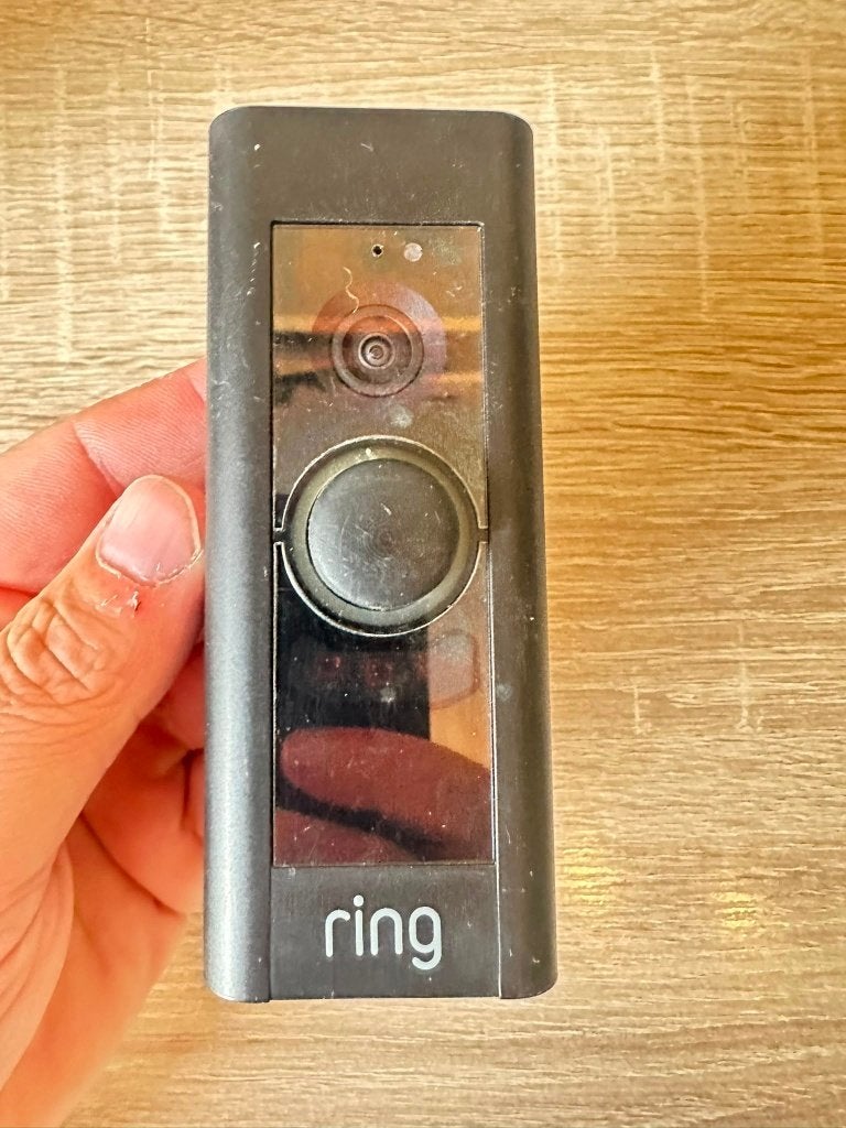 Ring Video Doorbell Pro, bekabelde videodeurbel, Ophalen of Verzenden, Bewegingsdetectiesensor, Gebruikt, Bedraad
