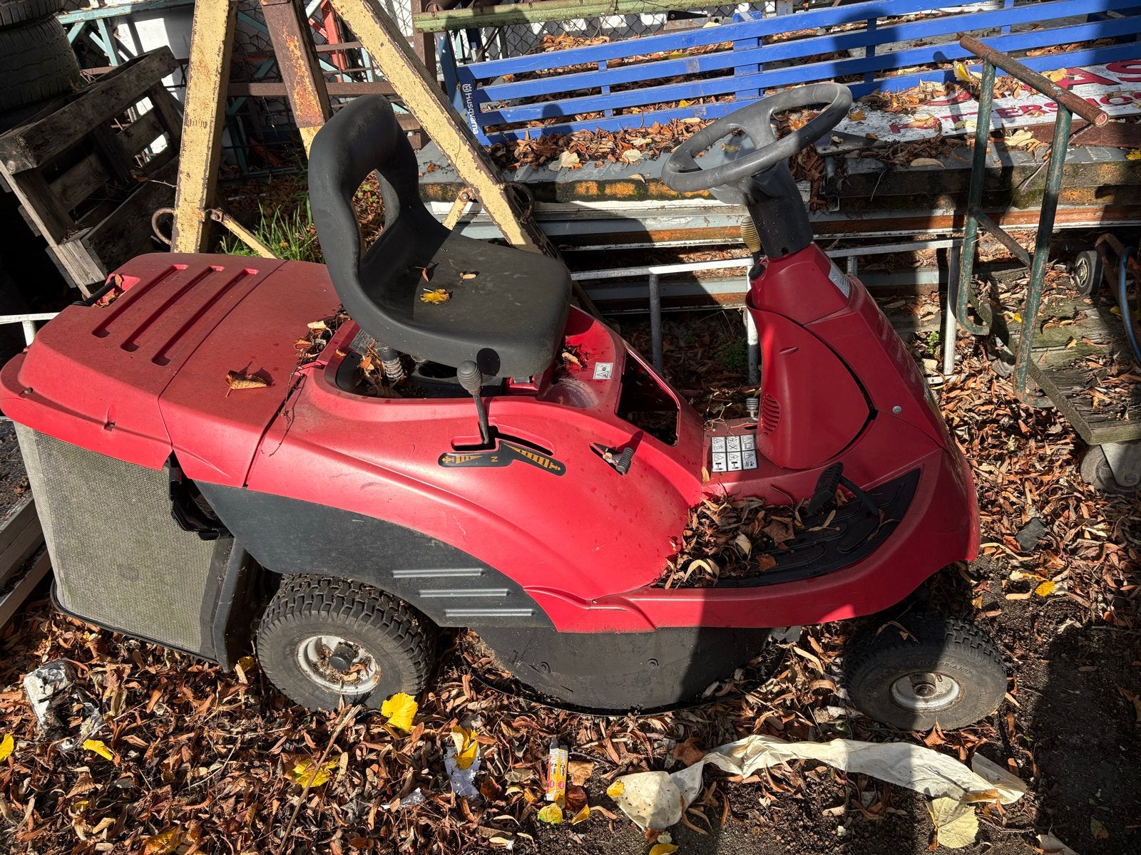 Honda 1211 Hydrostatic Zitmaaier - Opknapper, Ophalen, Cirkelmaaier, Gebruikt, Opvangbak