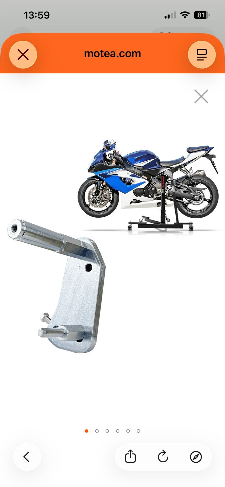Constands Adapterplaat Suzuki gsxr 1000 K5 K6 K7 en K8, Ophalen of Verzenden