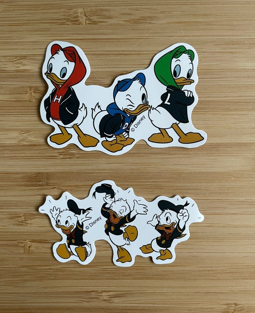 Kwik, Kwek en Kwak, Donald Duck Disney Stickers, Verzenden, Nieuw, Strip of Tekenfilm