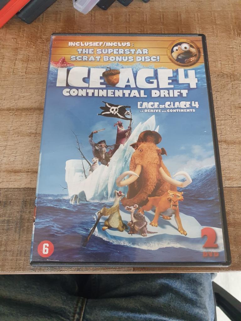 Ice Age 4: Continental Drift DVD - Inclusief Bonus Disc, Cd's en Dvd's, Dvd's | Kinderen en Jeugd, Avontuur, Gebruikt, Ophalen of Verzenden