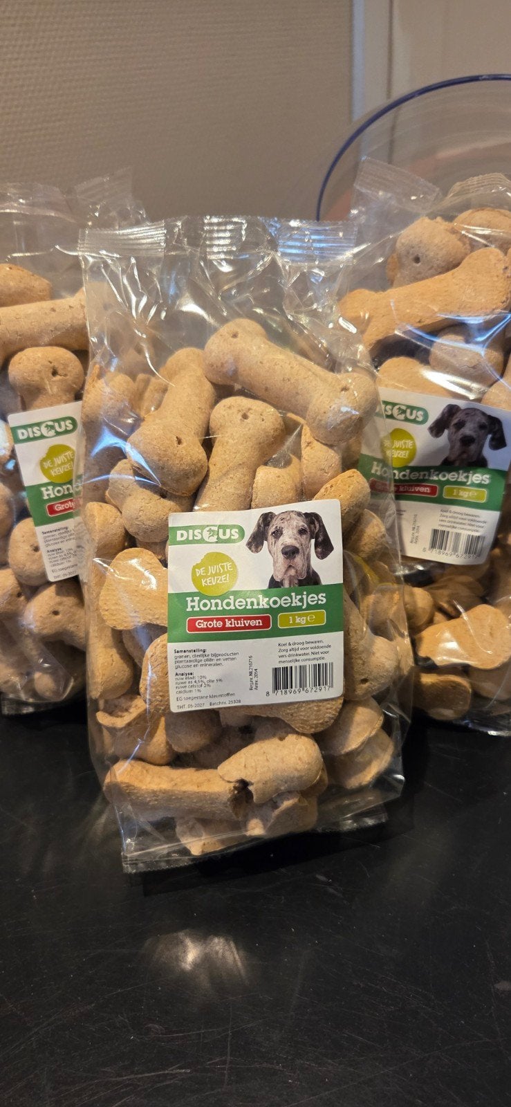 **Nieuw: Discus Hondenkoekjes Grote Kluiven (Grote Grootverp, Ophalen of Verzenden