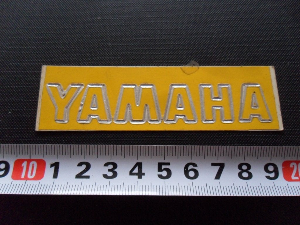 sticker YAMAHA   GEEL Plakletters, Ophalen of Verzenden, Zo goed als nieuw
