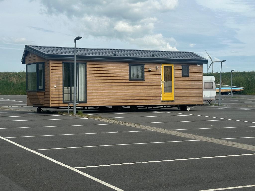 Kunststof chalet 2 slaapkamers incl.transport NL♦️, Caravans en Kamperen, Stacaravans, Tot en met 4