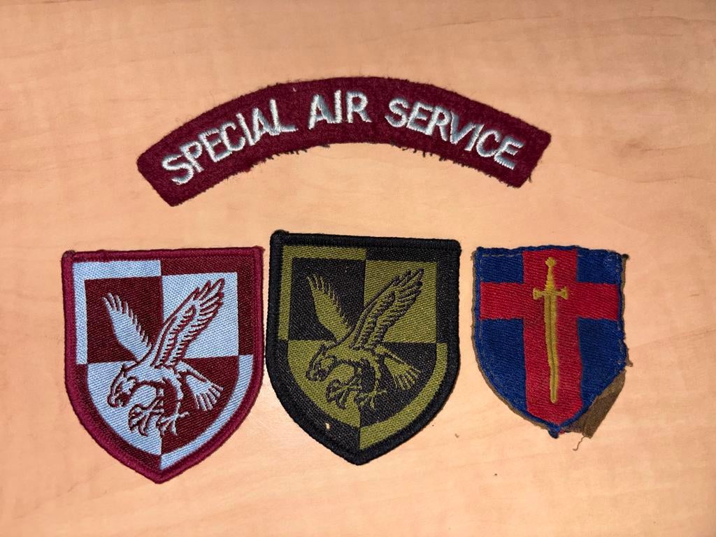 Britse Para SAS Emblemen: Oorlogs en Na-oorlogs, Verzenden, Landmacht, Engeland, Embleem of Badge