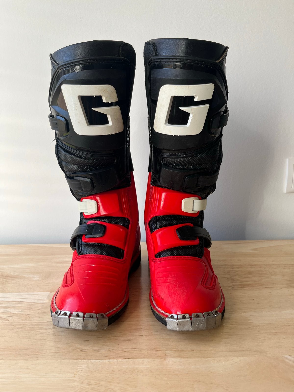 Gaerne GX-J Kids Crosslaarzen Zwart Rood Maat 37, Ophalen of Verzenden, Tweedehands, Kinderen, Laarzen