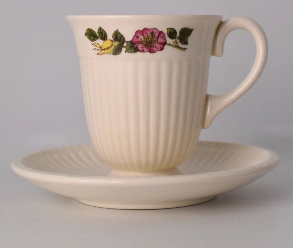 1x Briar Rose Wedgwood kop en schotel, Antiek en Kunst, Ophalen of Verzenden