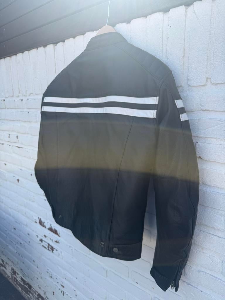 Segura Retro Classic Leren Motorjas - Café Racer / Vintage, Heren, Jas | leer, Ophalen of Verzenden, Tweedehands