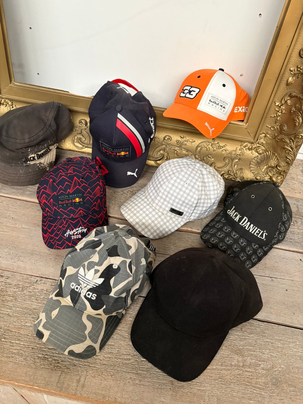 8 caps pet red bull max verstappen jack daniels lonsdale, Kleding | Heren, Ophalen of Verzenden, Zo goed als nieuw