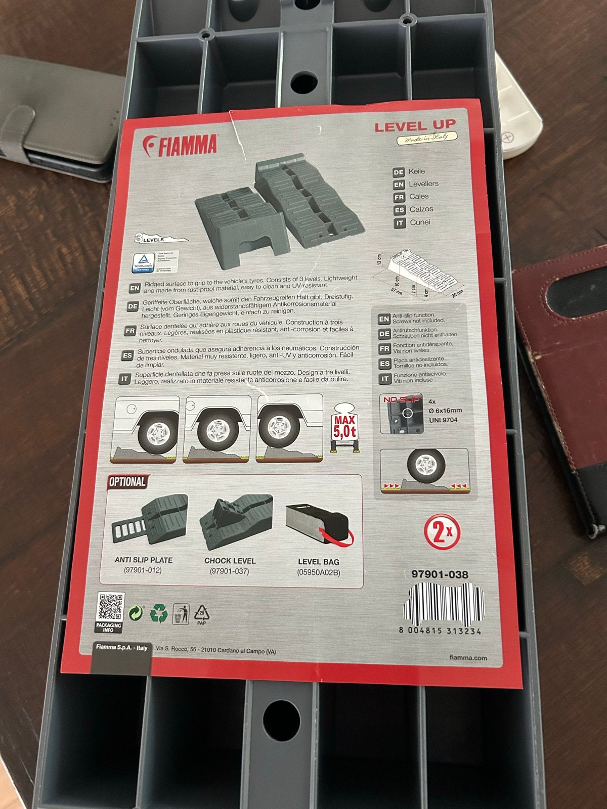 Nieuwe Fiamma Level Up oprijblokken voor camper of caravan, Ophalen of Verzenden, Nieuw