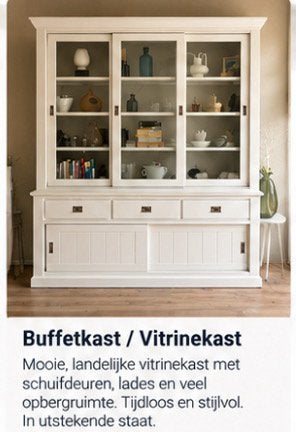 Moderne witte vitrinekast – veel opbergruimte, Huis en Inrichting, Ophalen, Zo goed als nieuw, 25 tot 50 cm, 200 cm of meer