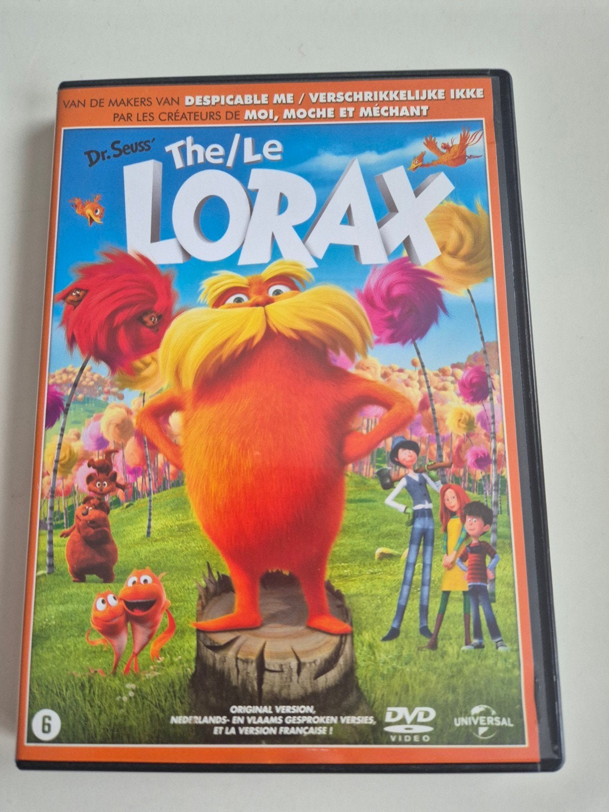 the lorax dvd - in goede staat, Inclusief doosje, Zo goed als nieuw, Komedie, Vanaf 6 jaar