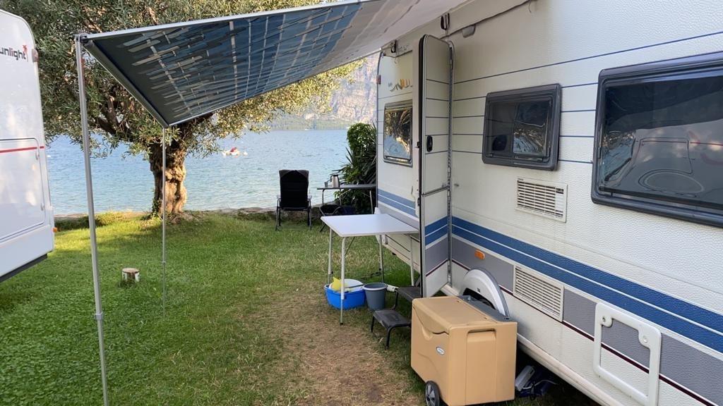 caravan, Schokbreker, Rondzit, Hobby, Dwarsbed