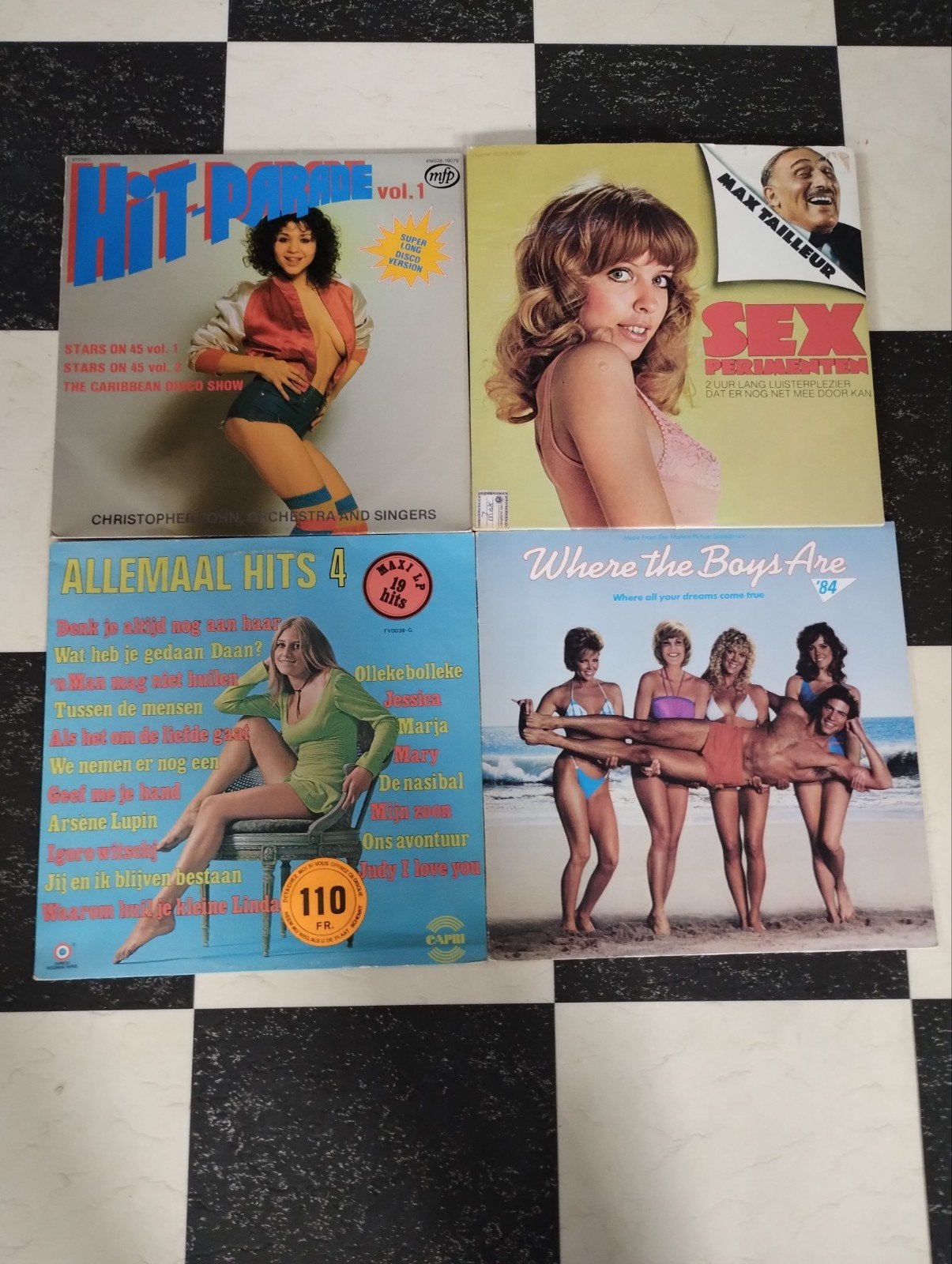 leuke decoratie 4 lp's voor aan de wand, Ophalen, Cd of Plaat