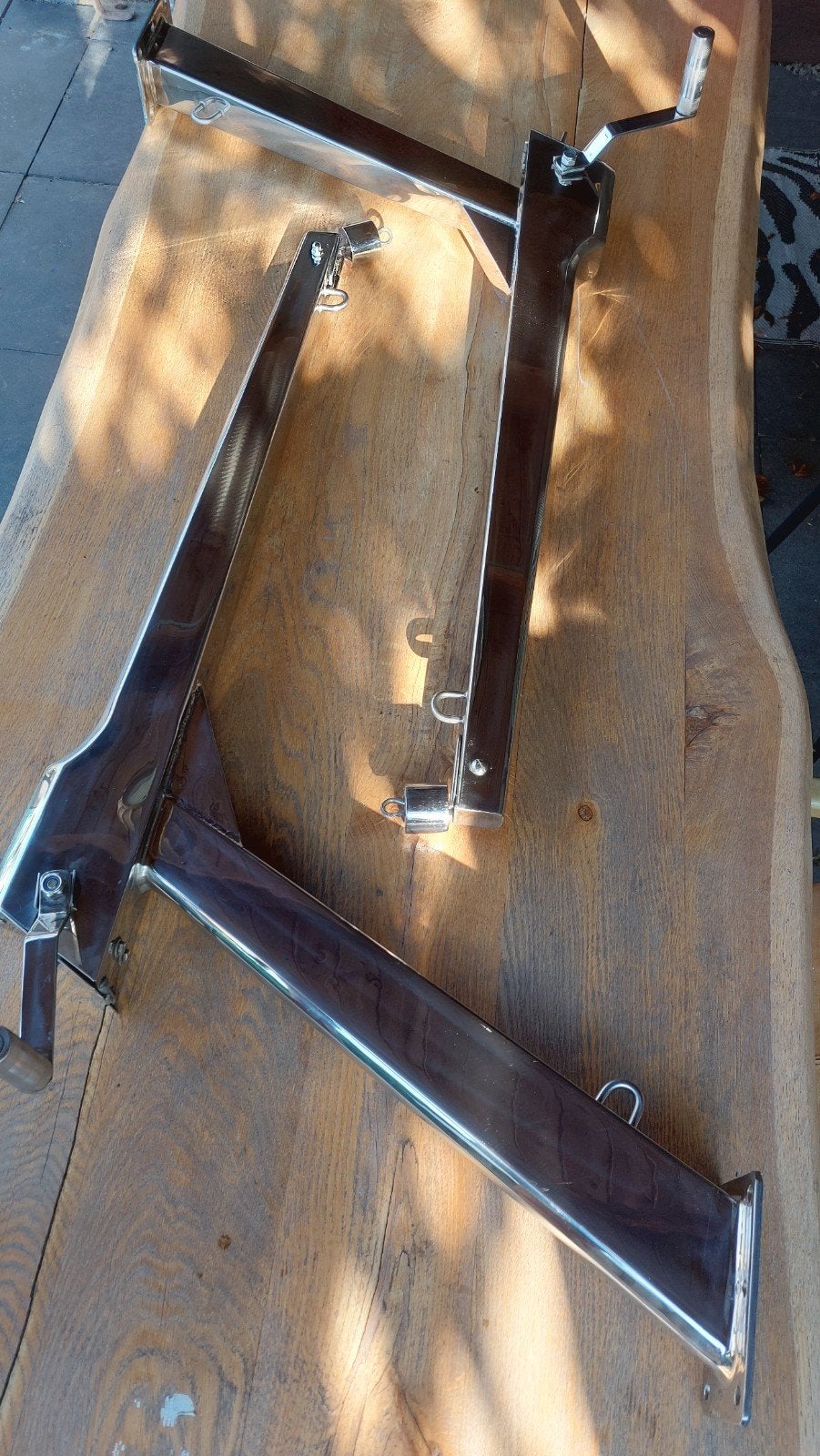 RVS Davits voor boot - 70 cm, Watersport en Boten, Navigatiemiddelen en Scheepselektronica, Ophalen of Verzenden, Gebruikt