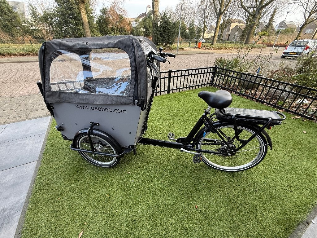 Babboe Big-E Elektrische Bakfiets (2021) – 1e Eigenaar, 4 kinderen of meer, Gebruikt, Elektrisch, Ophalen