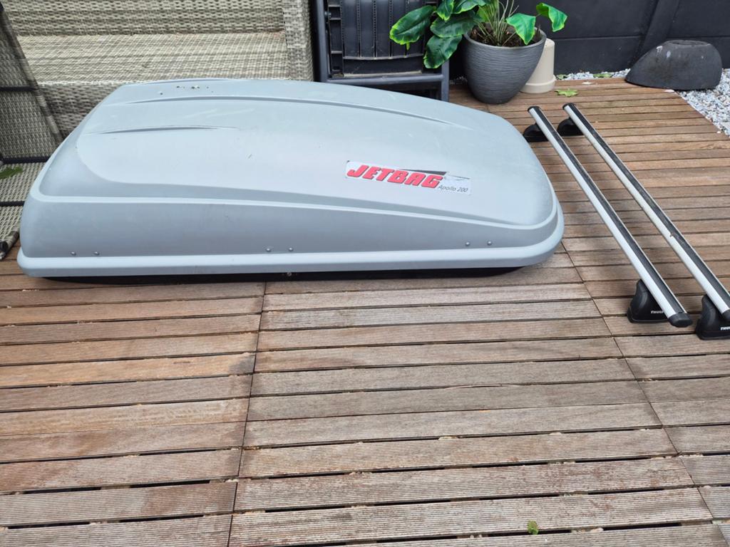 Thule dakdrager met koffer mercedes R klasse, Ophalen of Verzenden