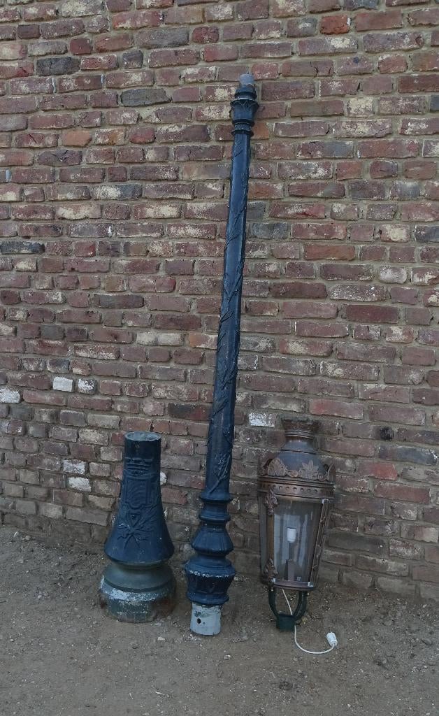 oude lantaarn lantaarnpaal tuinlantaarn tuinlamp, Antiek en Kunst, Ophalen
