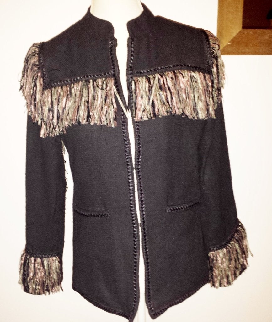SUPER LEUK en TRENDY jasje van AMBIKA mt. M (38) - nieuw, Maat 38/40 (M), Zwart, Nieuw, Ophalen of Verzenden