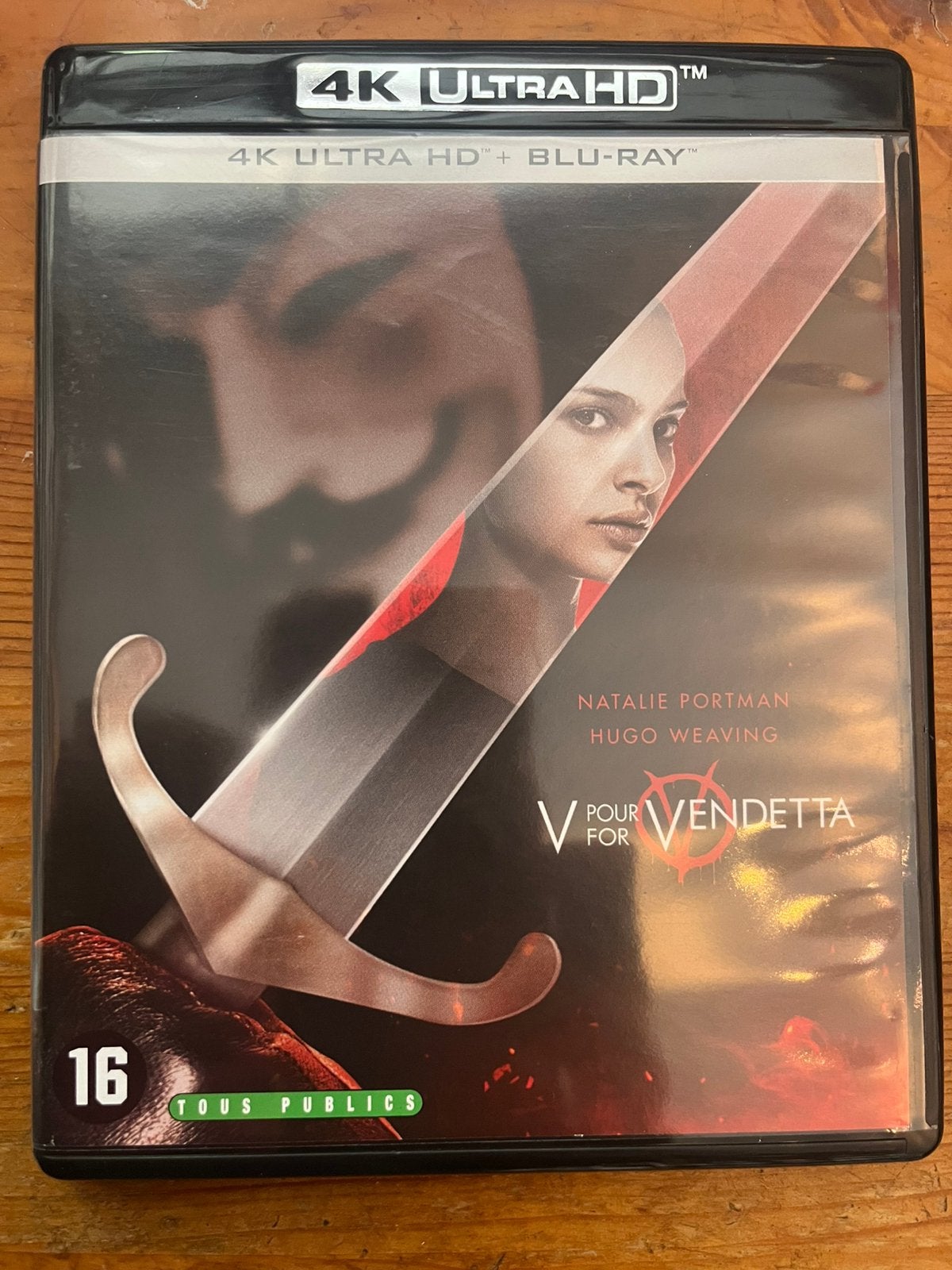 V for Vendetta (4K UHD), Cd's en Dvd's, Blu-ray, Ophalen of Verzenden, Zo goed als nieuw, Actie
