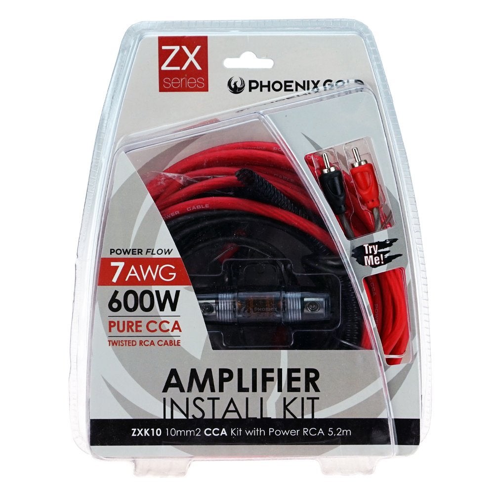 Phoenix Gold ZXK10 10mm2 kabelset / versterker aansluit set, Hifi-Focus, Aalsmeerderweg 173 1432 CL, Aalsmeer, Nieuw, Ophalen of Verzenden