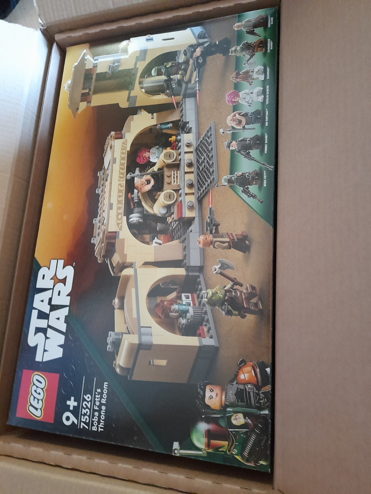 LEGO Star Wars 75326 Boba Fett's Troonzaal - Nieuw, Inclusief minifiguren, Star Wars, Lego, Nieuw